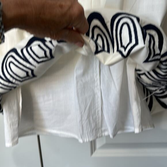 Lily Pulitzer Fly Me To The Sea Bowen Strapless Embroidered Dress Size 4 - Picture 7 of 11